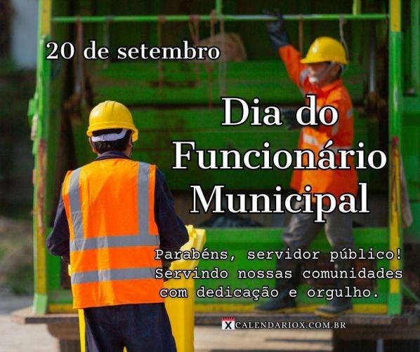 Dia do Funcionário Municipal - dia 20/9